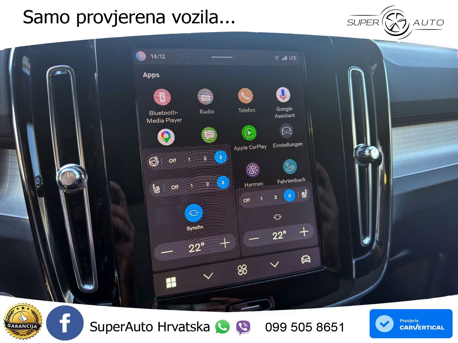 Volvo XC40 2.0 B4 197 KS Automatic ACC+GR SJED+360+PANO
