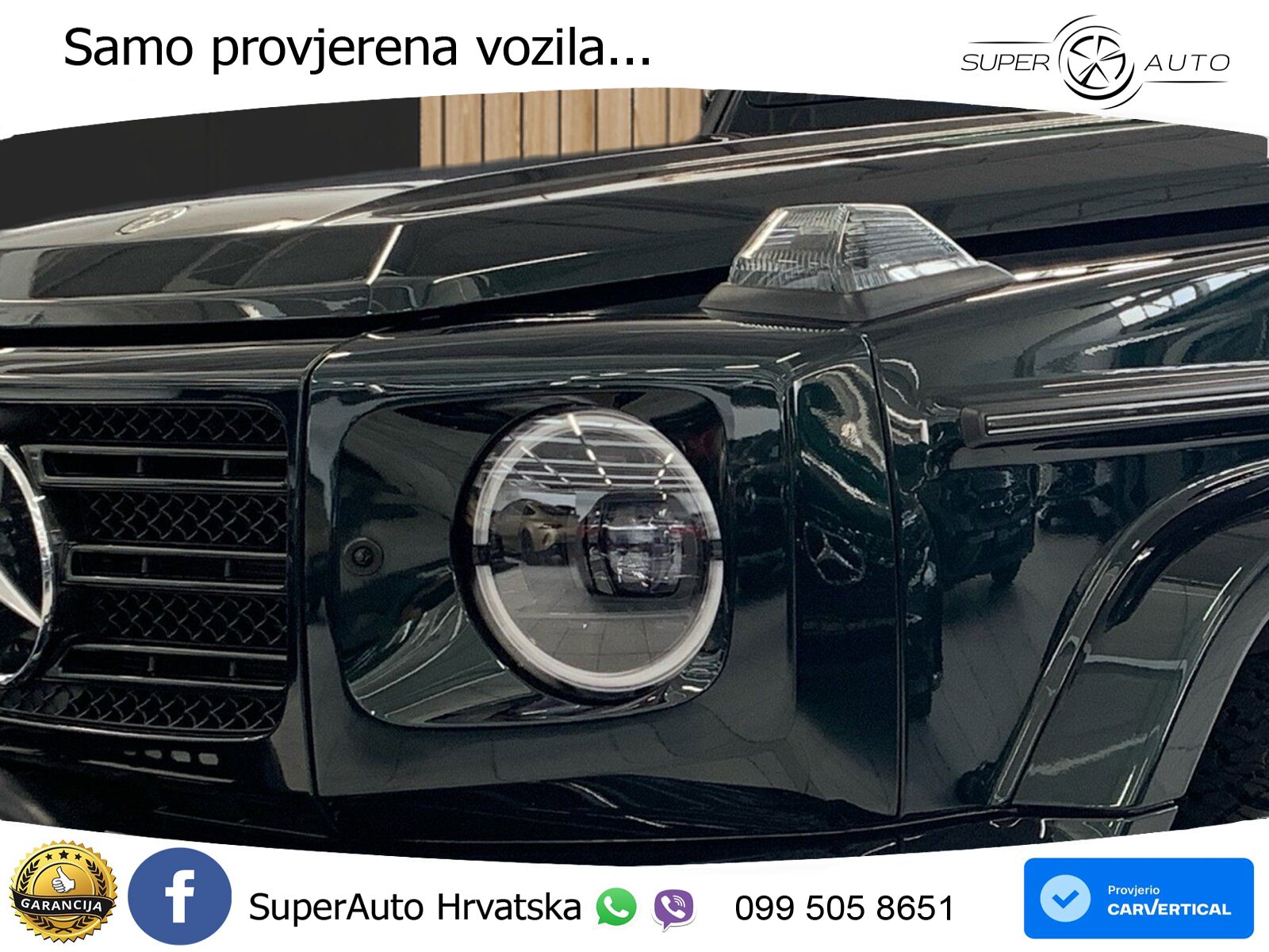 Mercedes G 500 Long V8 (422 KS) 4MATIC 9G-TRONIC LED+GR SJED+ACC