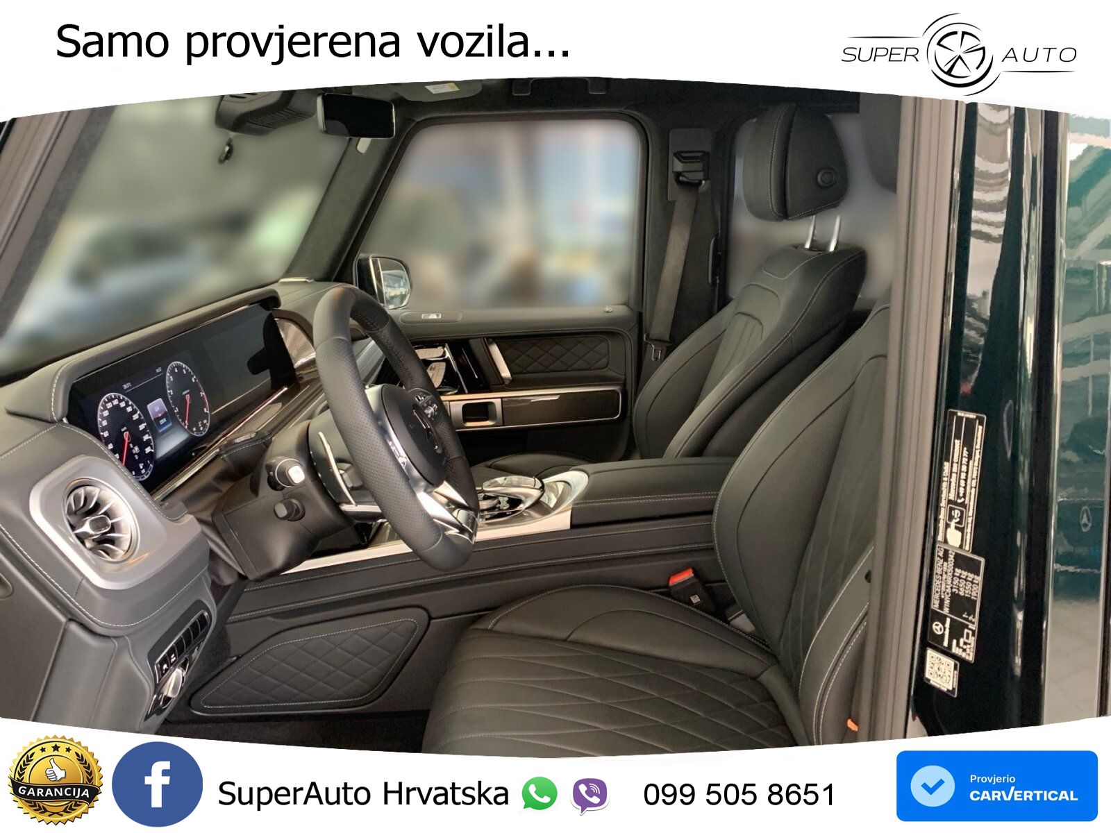 Mercedes G 500 Long V8 (422 KS) 4MATIC 9G-TRONIC LED+GR SJED+ACC