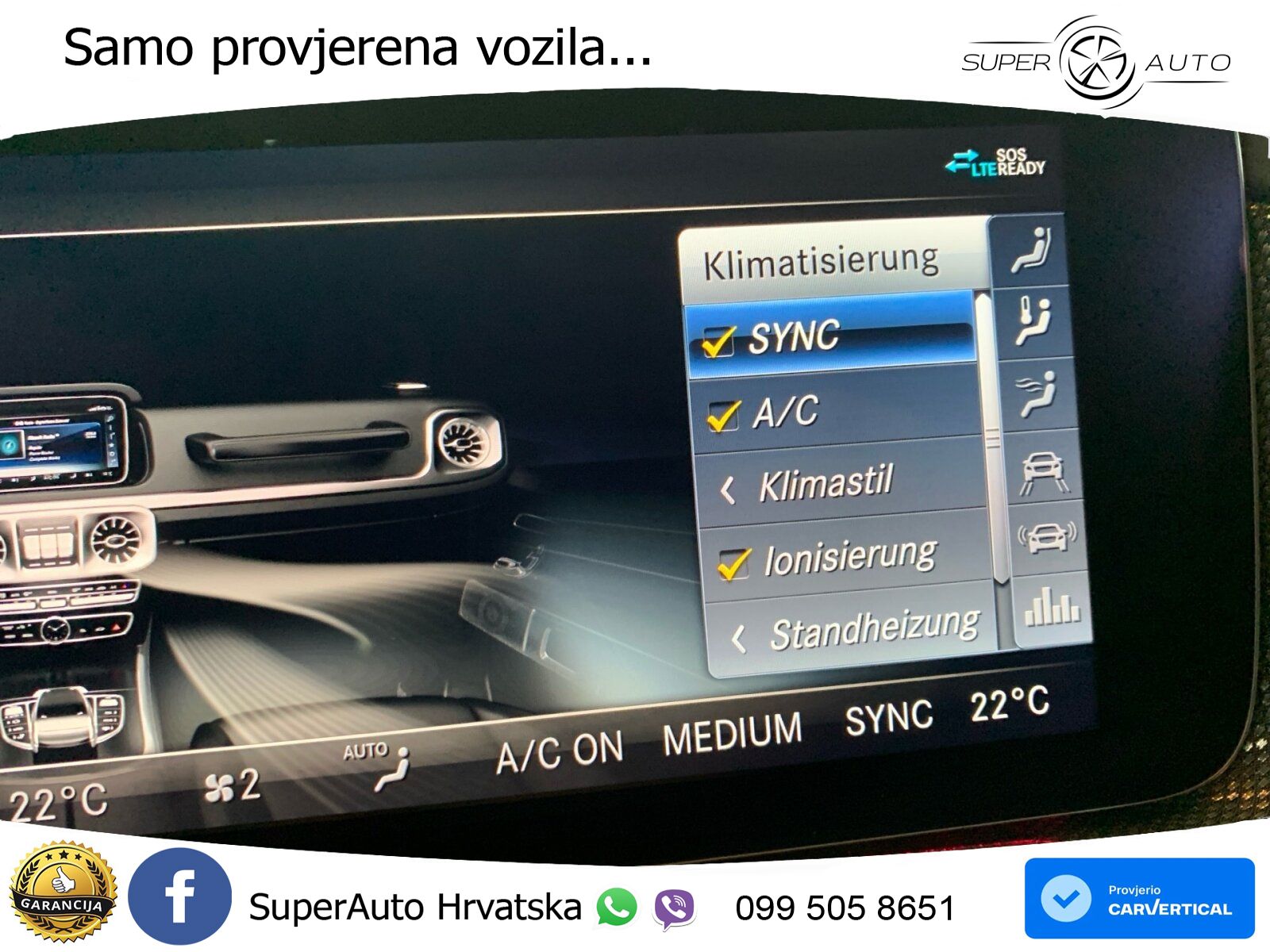 Mercedes G 500 Long V8 (422 KS) 4MATIC 9G-TRONIC LED+GR SJED+ACC