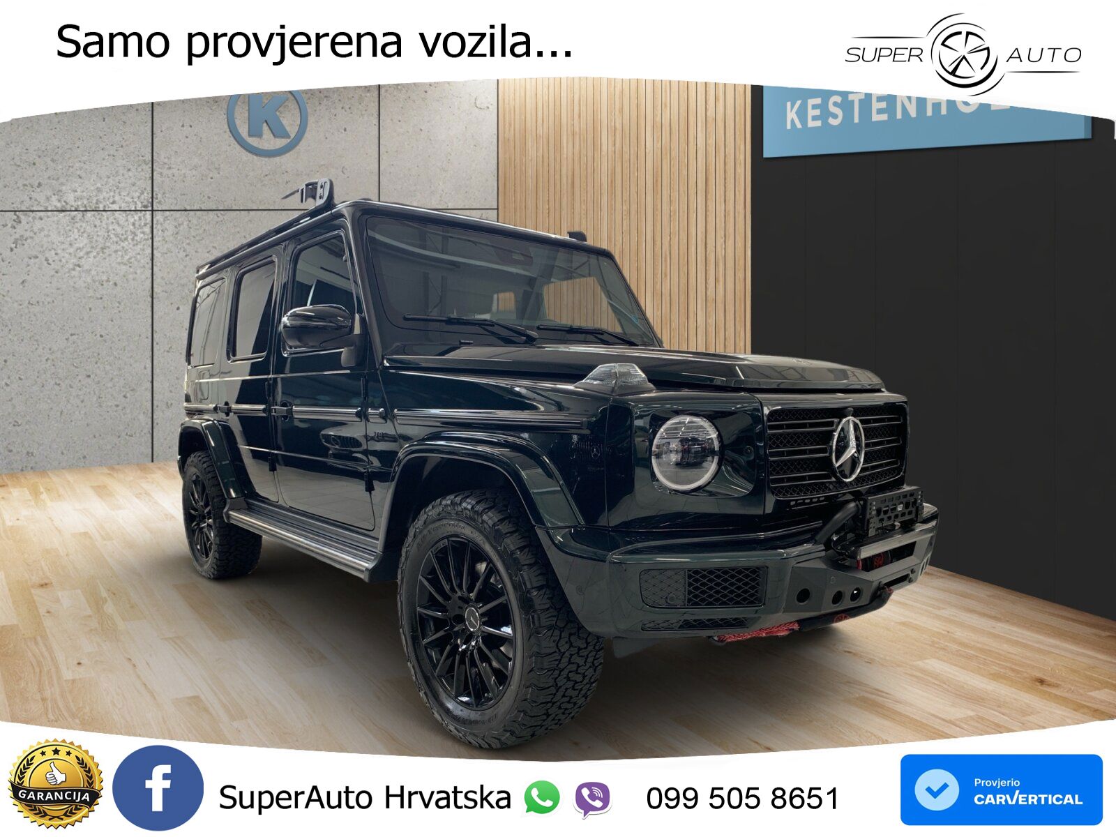 Mercedes G 500 Long V8 (422 KS) 4MATIC 9G-TRONIC LED+GR SJED+ACC