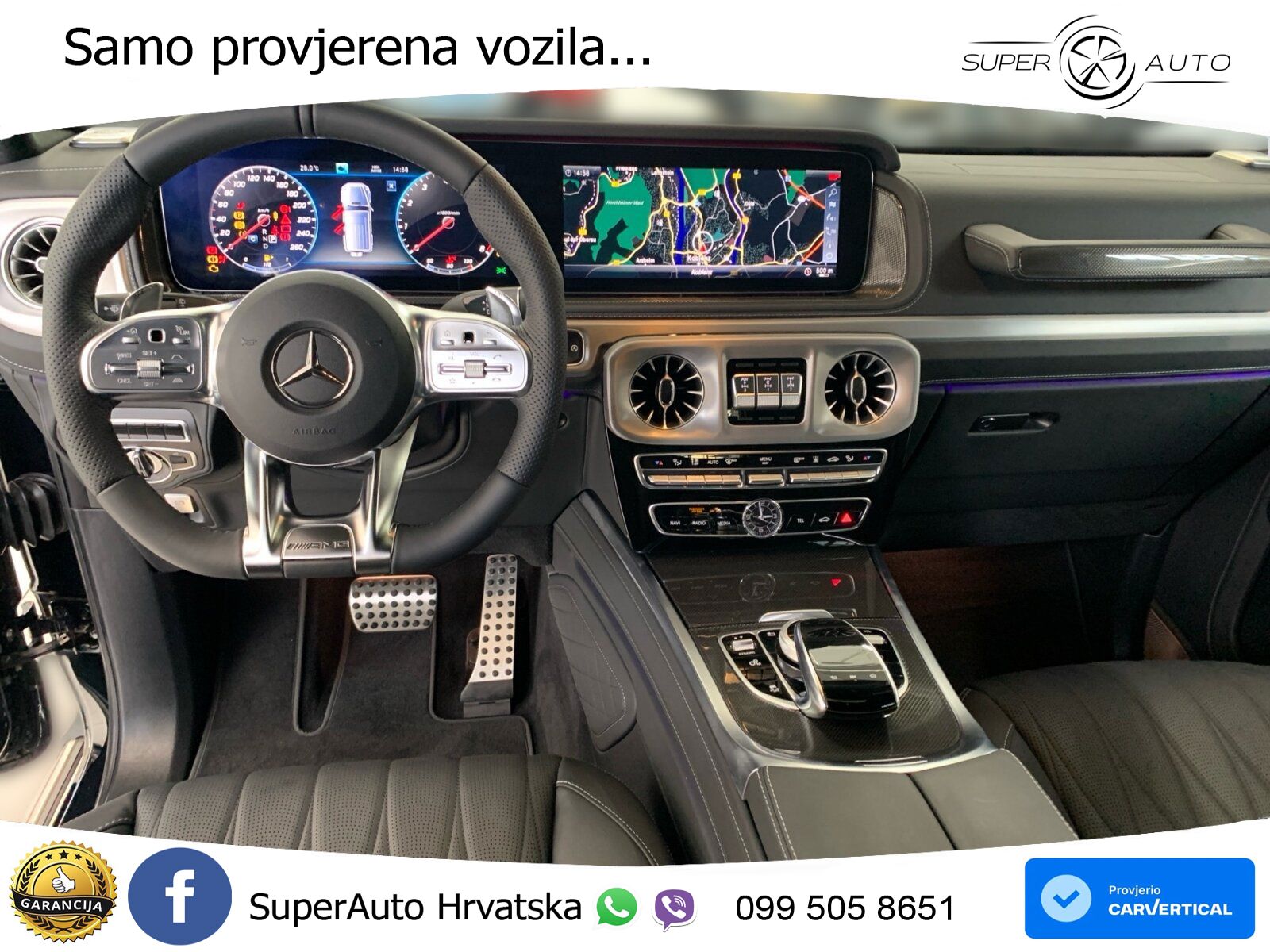 Mercedes G 500 Long V8 (422 KS) 4MATIC 9G-TRONIC LED+GR SJED+ACC