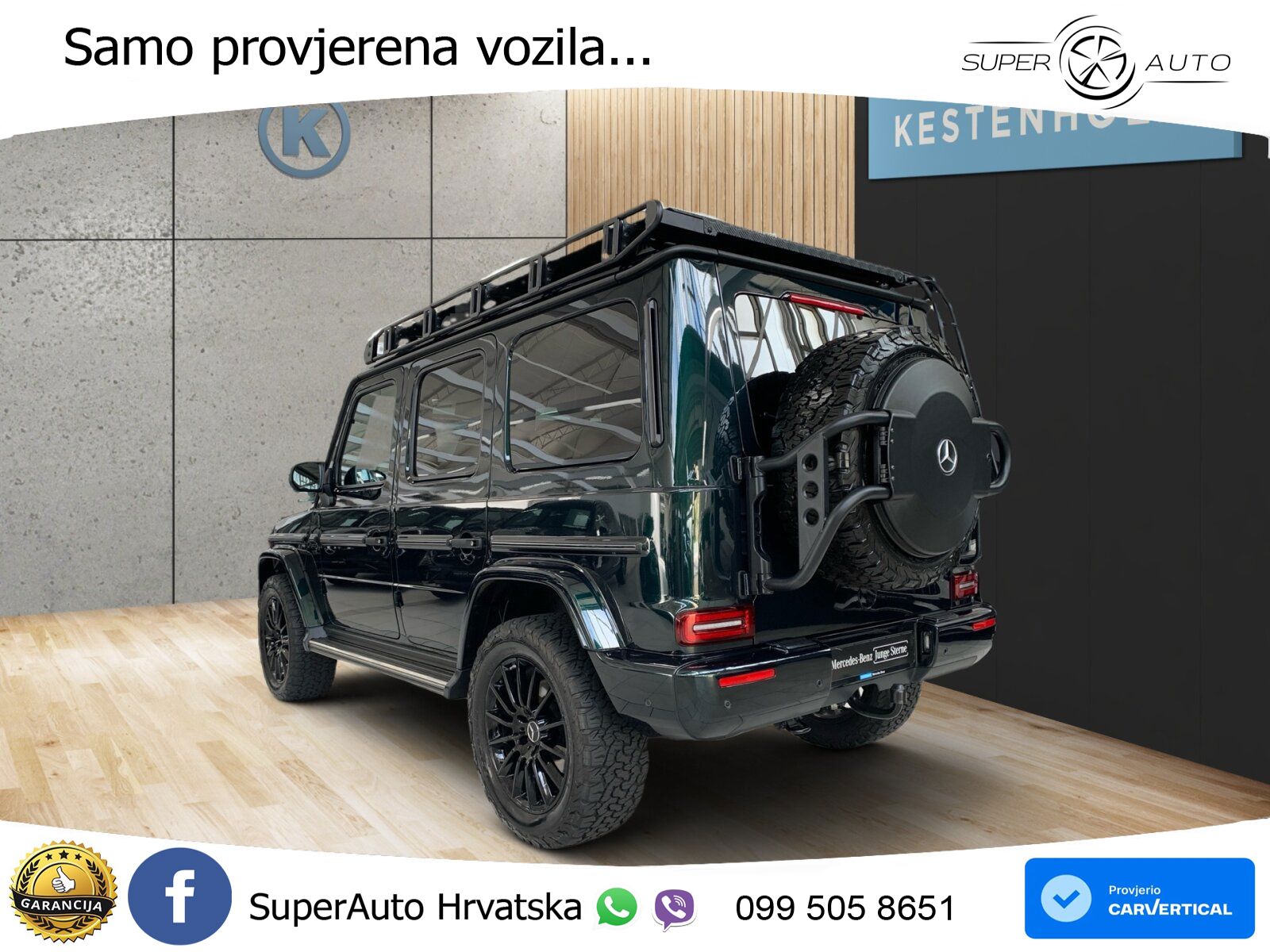 Mercedes G 500 Long V8 (422 KS) 4MATIC 9G-TRONIC LED+GR SJED+ACC