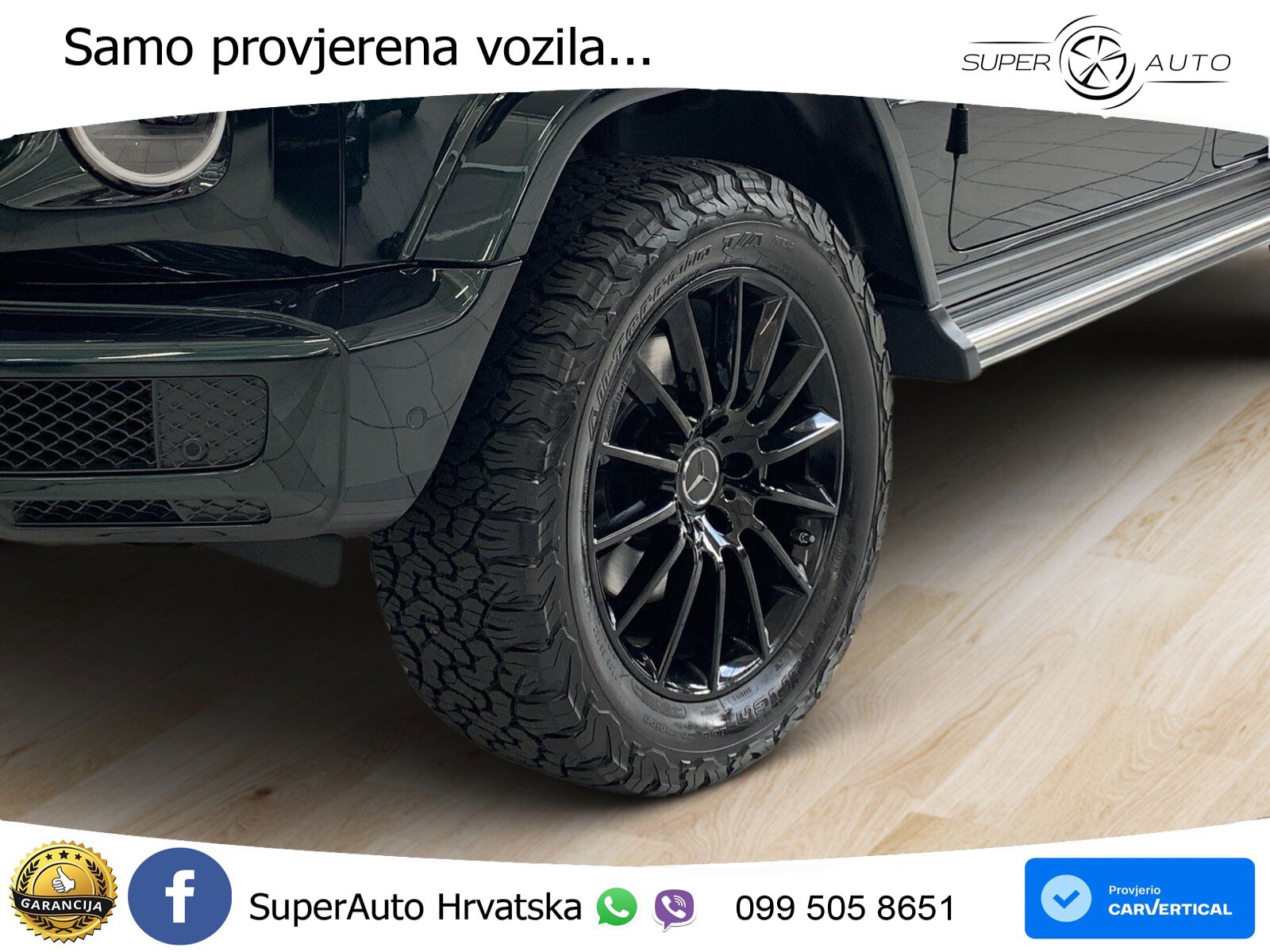 Mercedes G 500 Long V8 (422 KS) 4MATIC 9G-TRONIC LED+GR SJED+ACC
