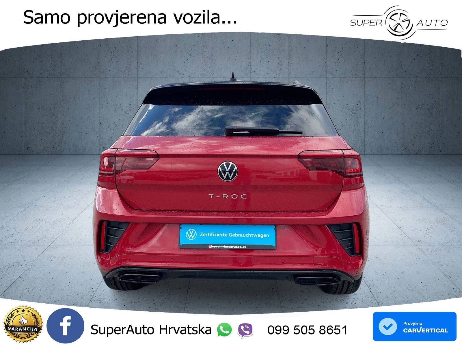 Volkswagen T-Roc I 1.5 TSI (150 KS) DSG LED+GR SJED+ACC