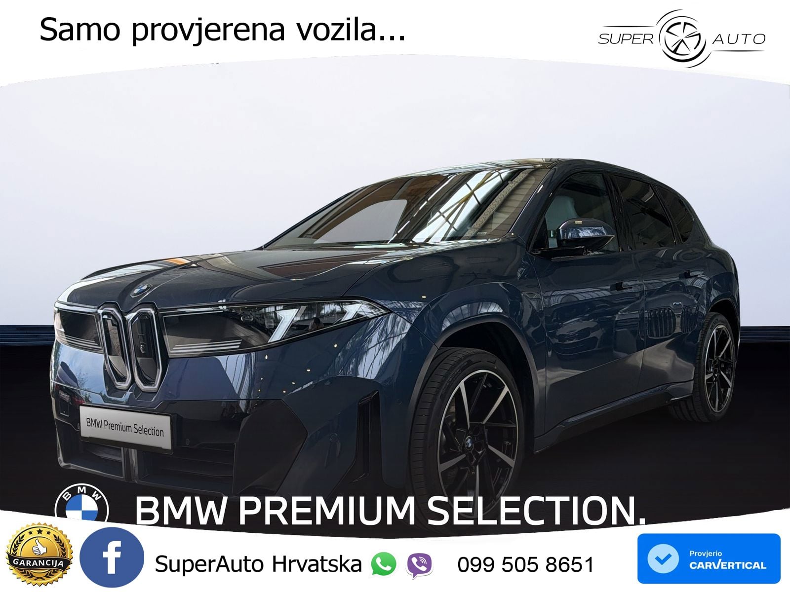 BMW iX3 50 108.7 kWh (469 KS) xDrive M Sport LED+GR SJED+ACC