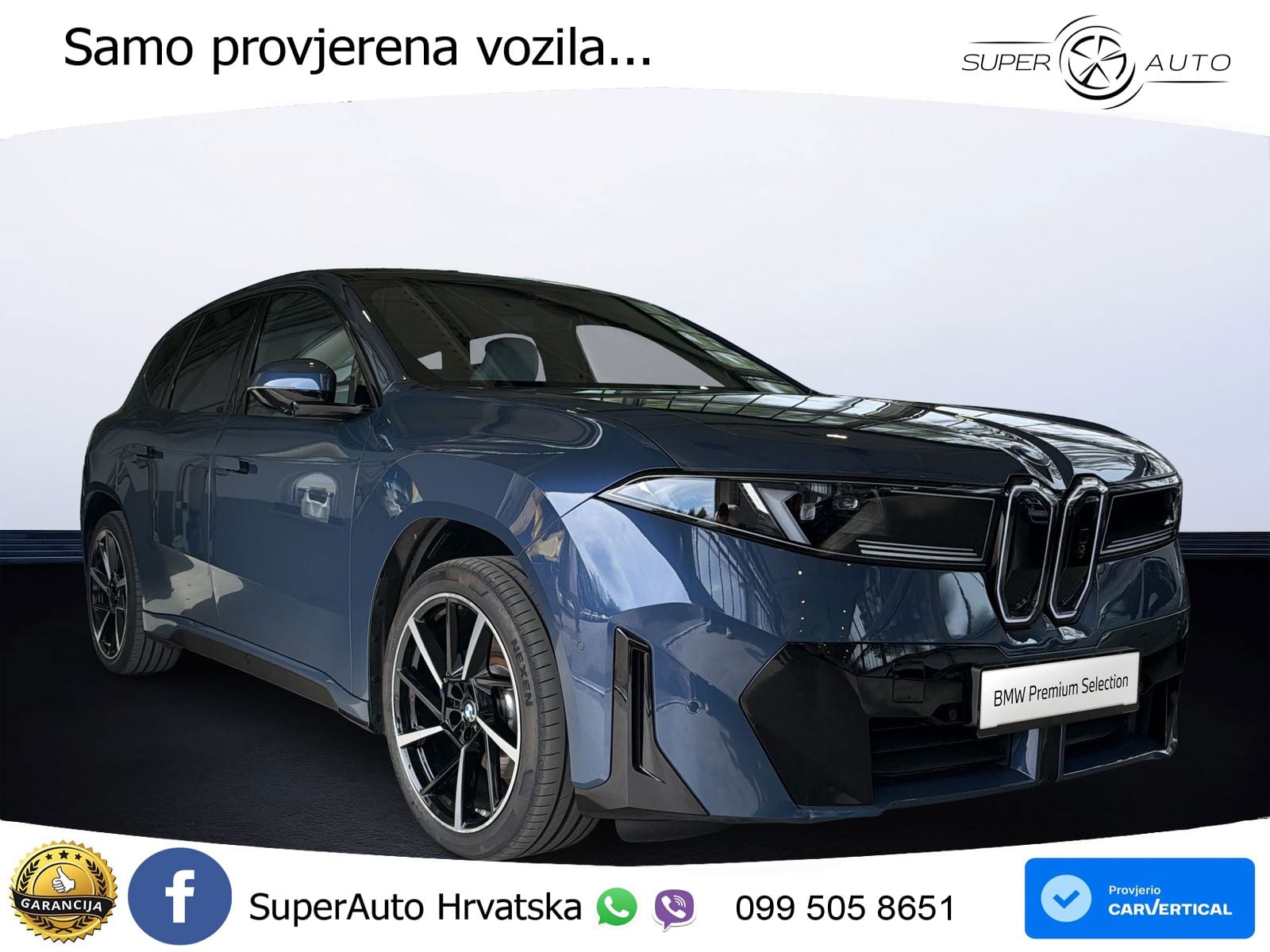 BMW iX3 50 108.7 kWh (469 KS) xDrive M Sport LED+GR SJED+ACC