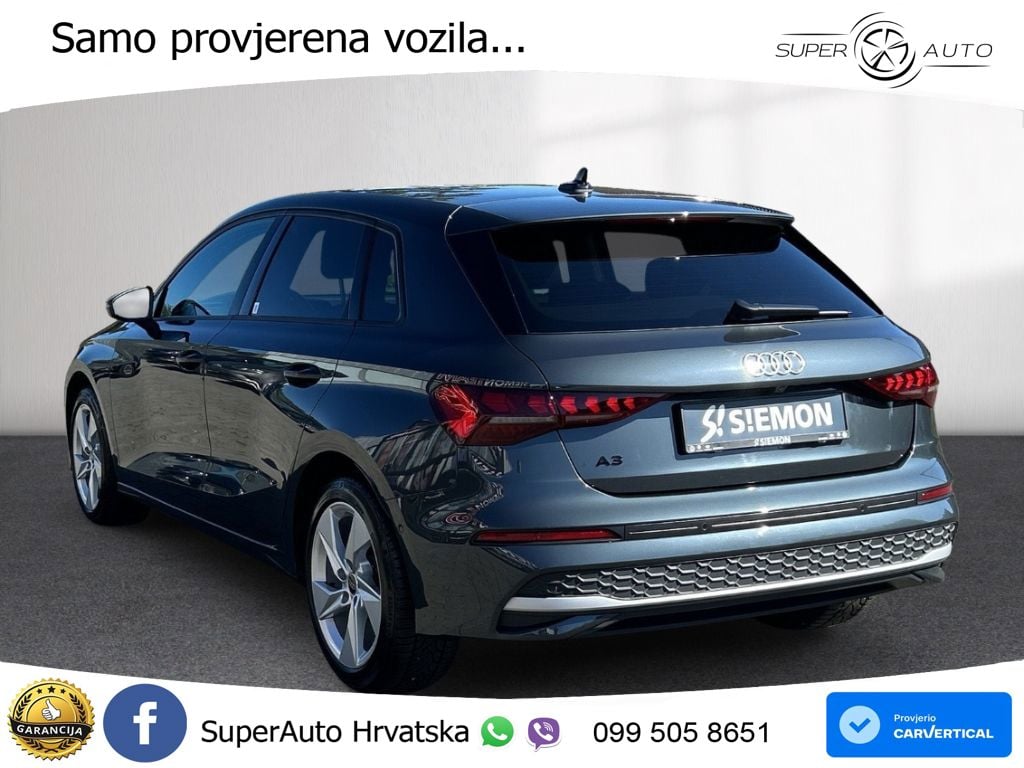 Audi A3 30 TFSI (116 KS)  S tronic advanced LED+GR SJED+ACC