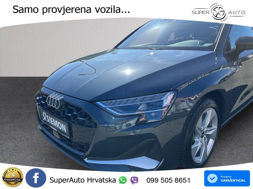 Audi A3 30 TFSI (116 KS)  S tronic advanced LED+GR SJED+ACC