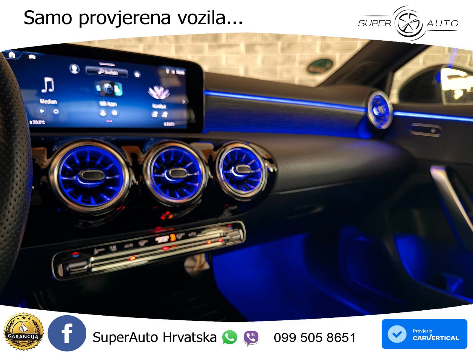 Mercedes-Benz A 200 7G-DCT LED+GR SJED+ACC