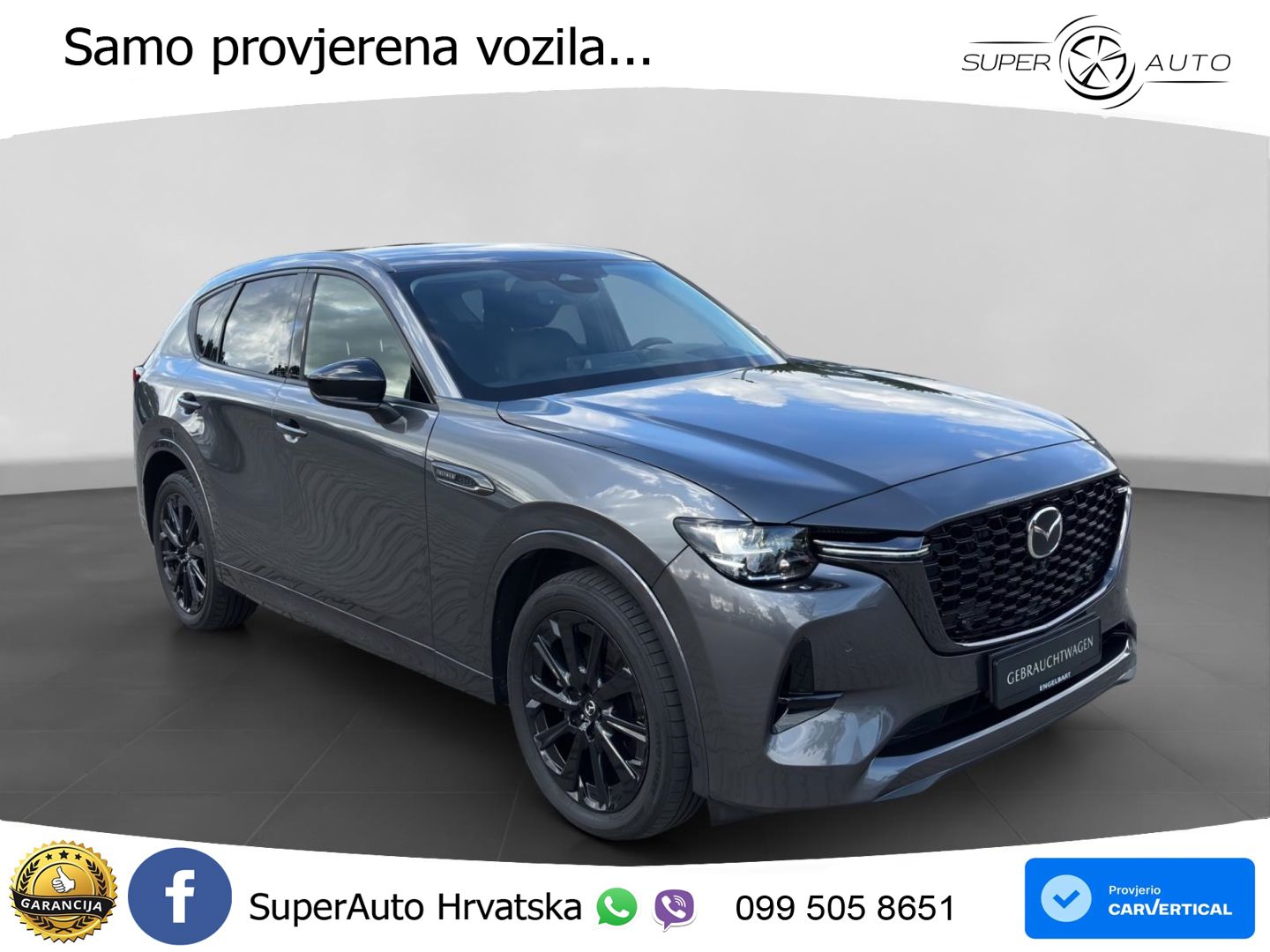 Mazda CX-60 3.3 e-Skyactiv D (254 KS) AWD Automatic LED+GR SJED+ACC