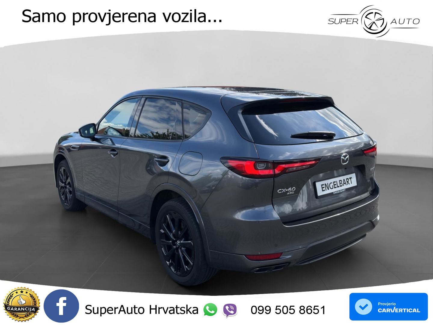 Mazda CX-60 3.3 e-Skyactiv D (254 KS) AWD Automatic LED+GR SJED+ACC