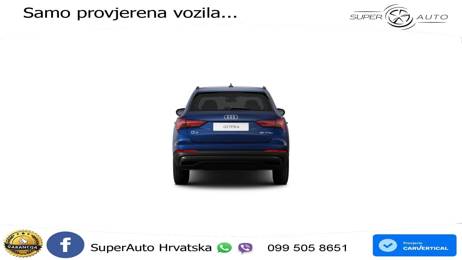 Audi Q3 45 TFSIe (245 KS) S tronic LED+GR SJED+ACC