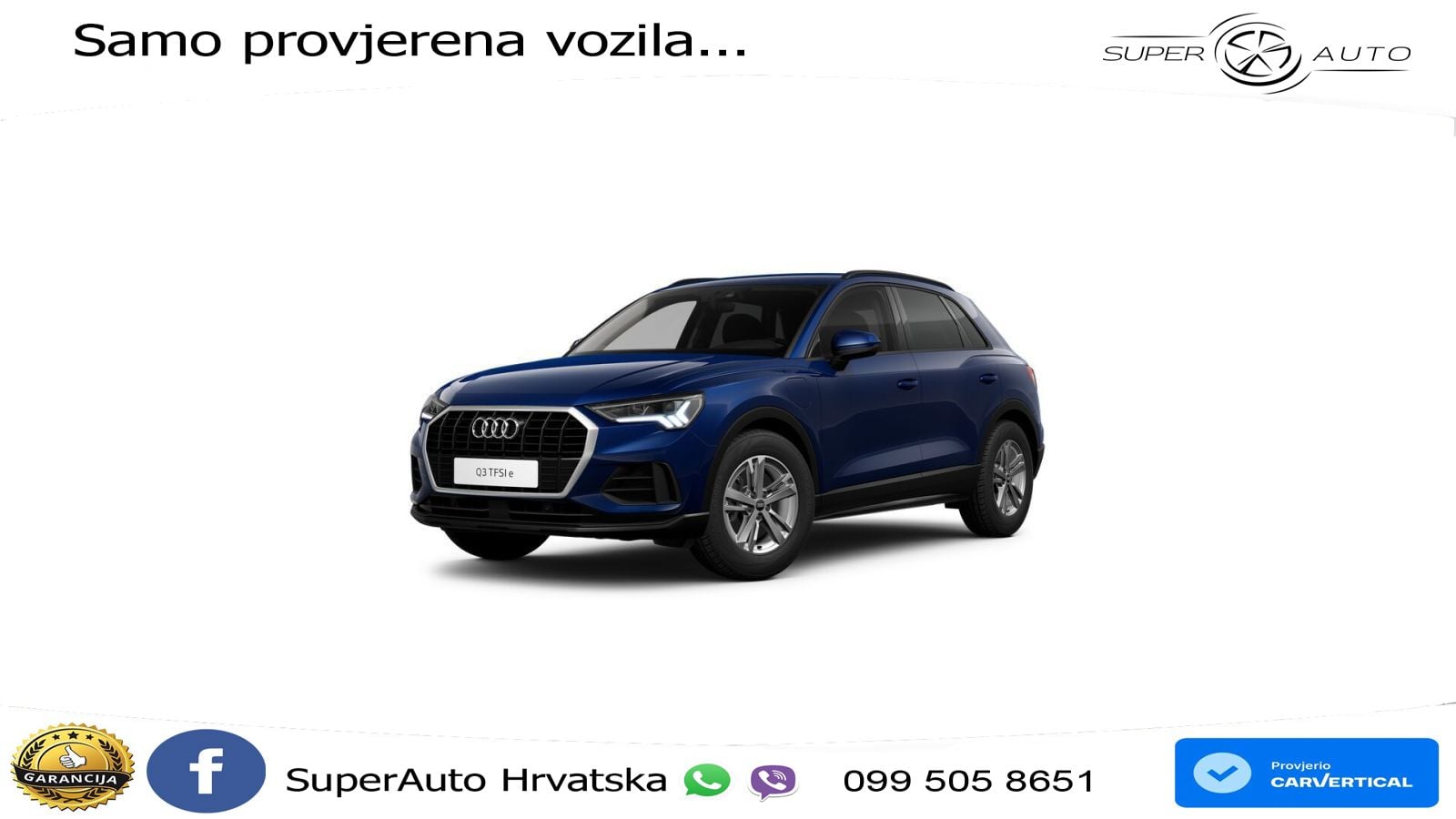 Audi Q3 45 TFSIe (245 KS) S tronic LED+GR SJED+ACC