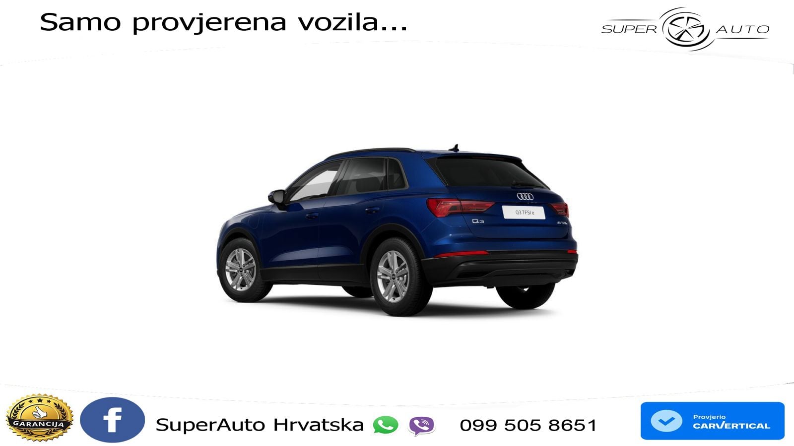 Audi Q3 45 TFSIe (245 KS) S tronic LED+GR SJED+ACC