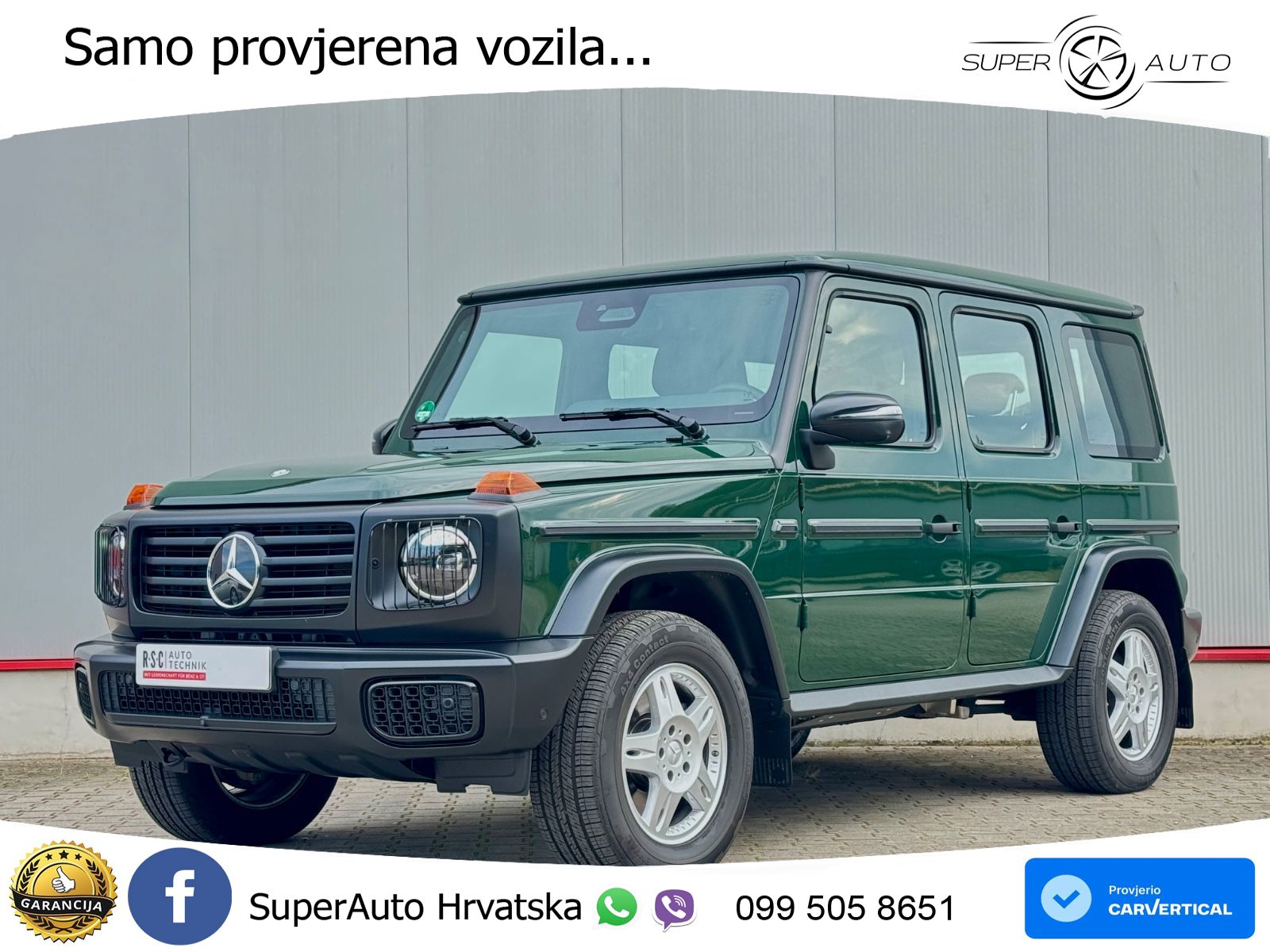 Mercedes G 450d Long (367 KS) 4MATIC 9G-TRONIC Professional LED+GR SJED+ACC