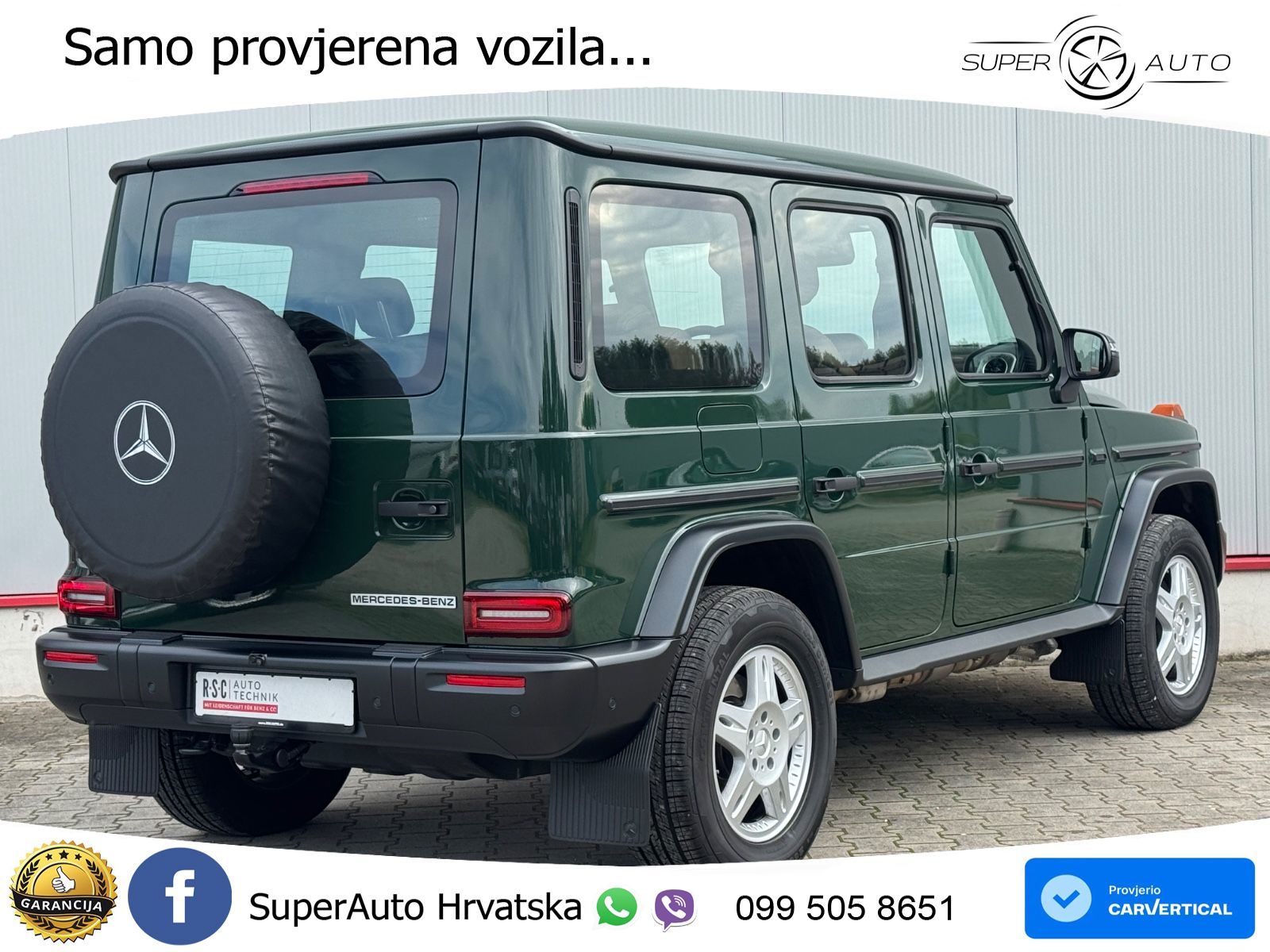 Mercedes G 450d Long (367 KS) 4MATIC 9G-TRONIC Professional LED+GR SJED+ACC