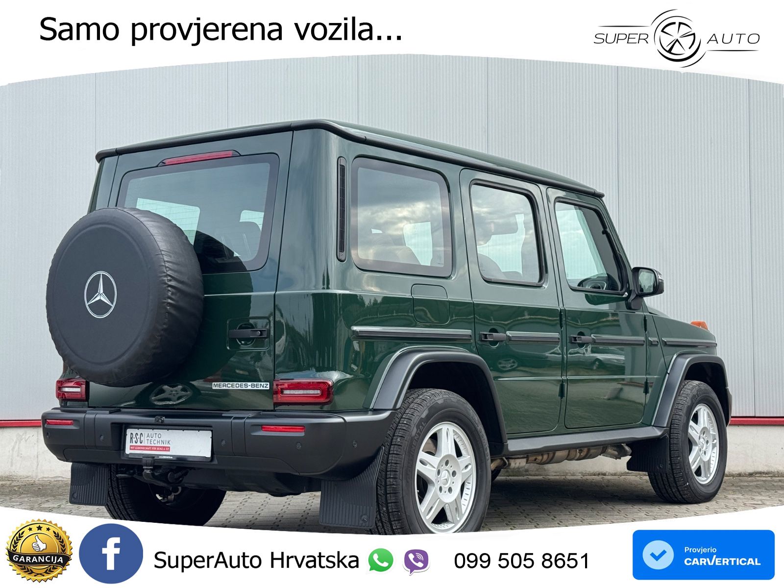 Mercedes G 450d Long (367 KS) 4MATIC 9G-TRONIC Professional LED+GR SJED+ACC