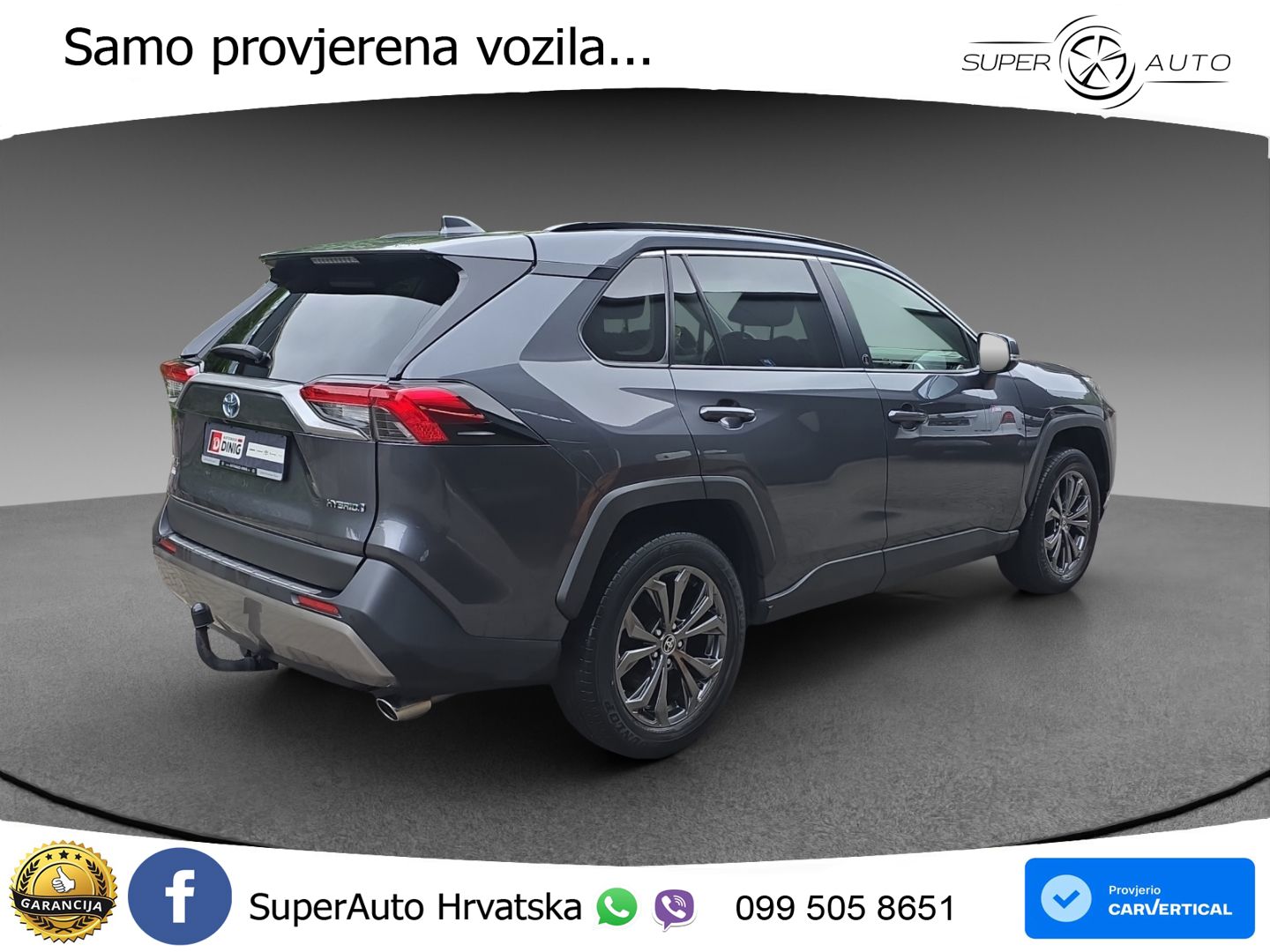 Toyota RAV4 2.5 (222 KS) Hybrid E-Four e-CVT LED+GR SJED+ACC