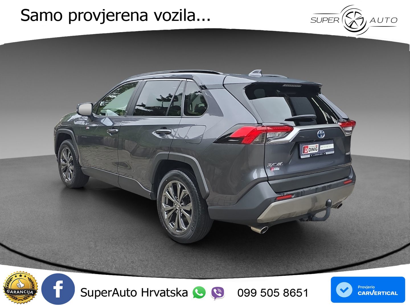 Toyota RAV4 2.5 (222 KS) Hybrid E-Four e-CVT LED+GR SJED+ACC