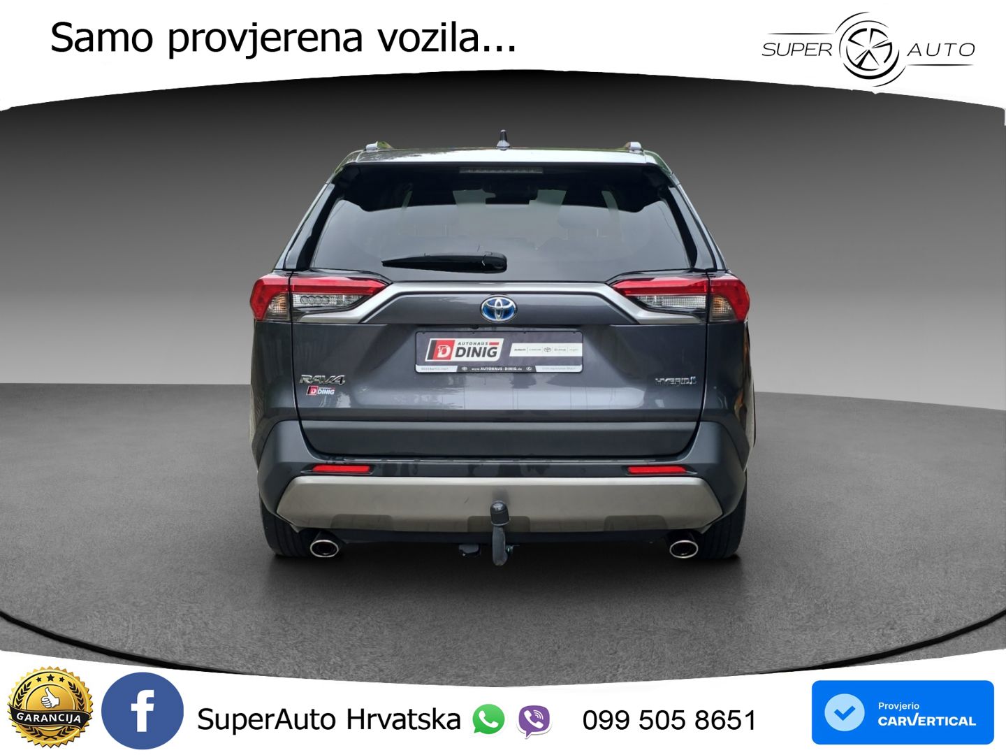 Toyota RAV4 2.5 (222 KS) Hybrid E-Four e-CVT LED+GR SJED+ACC