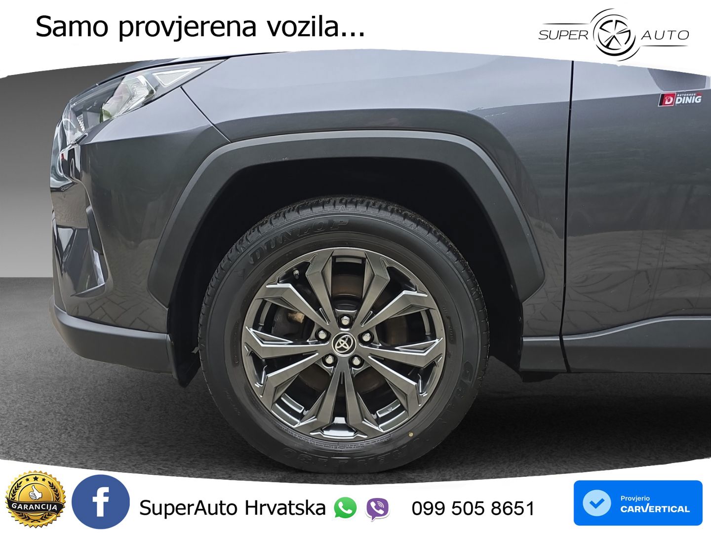 Toyota RAV4 2.5 (222 KS) Hybrid E-Four e-CVT LED+GR SJED+ACC