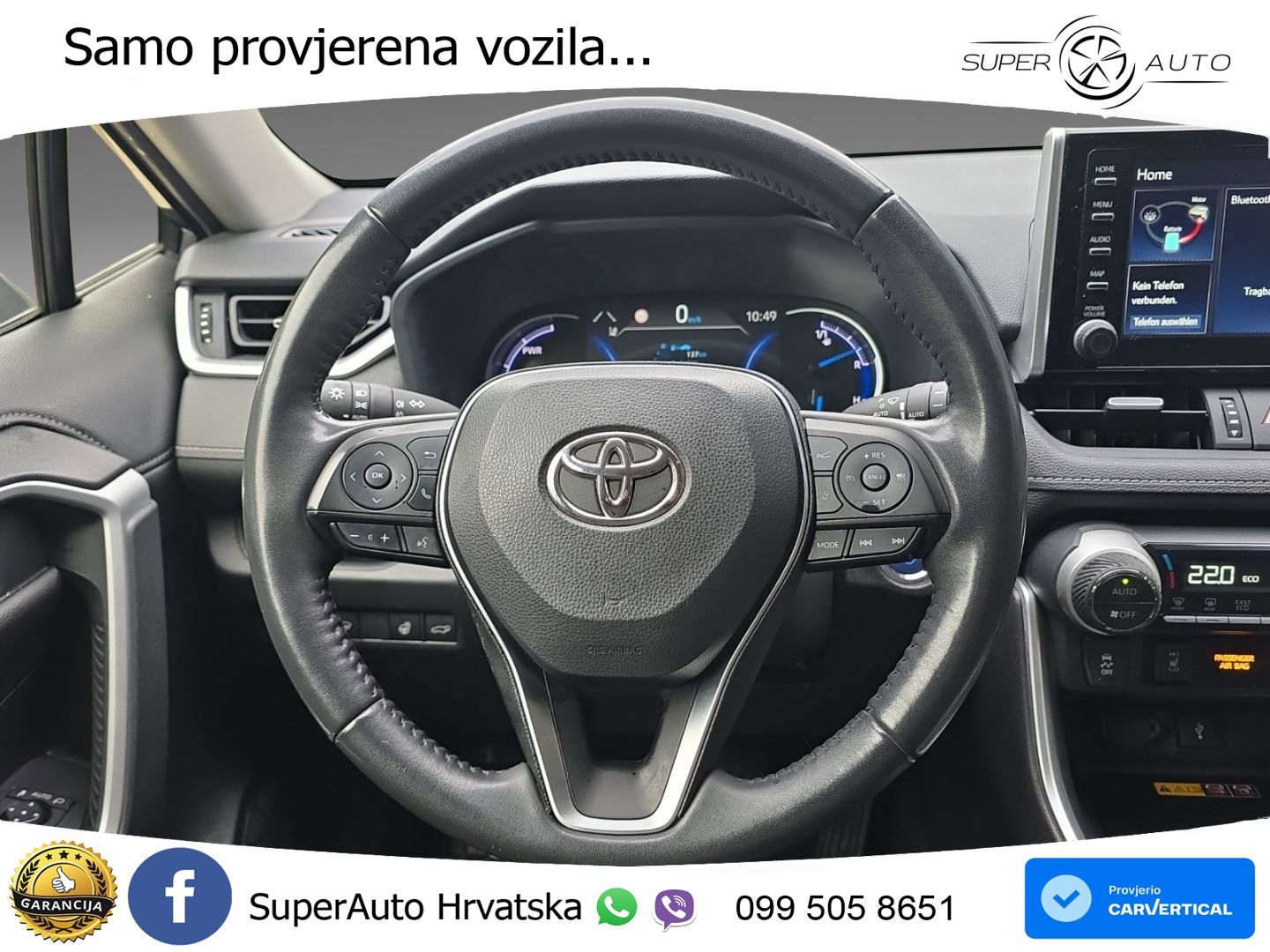 Toyota RAV4 2.5 (222 KS) Hybrid E-Four e-CVT LED+GR SJED+ACC