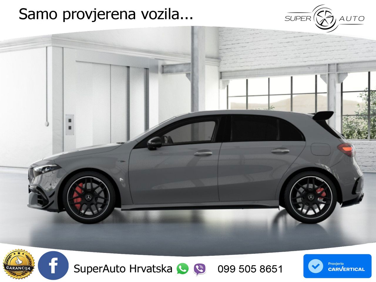 Mercedes-Benz AMG A 45 S 4MATIC+ AMG SPEEDSHIFT DCT 8G ACC+GR SJED+360+PANO
