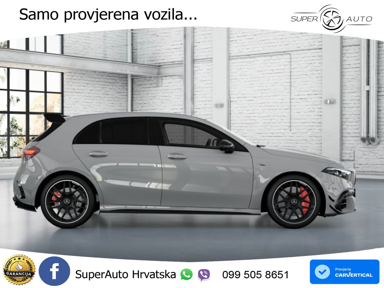 Mercedes-Benz AMG A 45 S 4MATIC+ AMG SPEEDSHIFT DCT 8G ACC+GR SJED+360+PANO