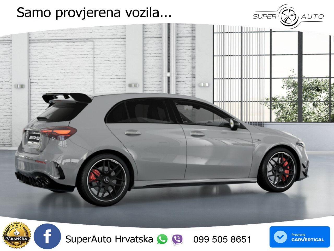 Mercedes-Benz AMG A 45 S 4MATIC+ AMG SPEEDSHIFT DCT 8G ACC+GR SJED+360+PANO