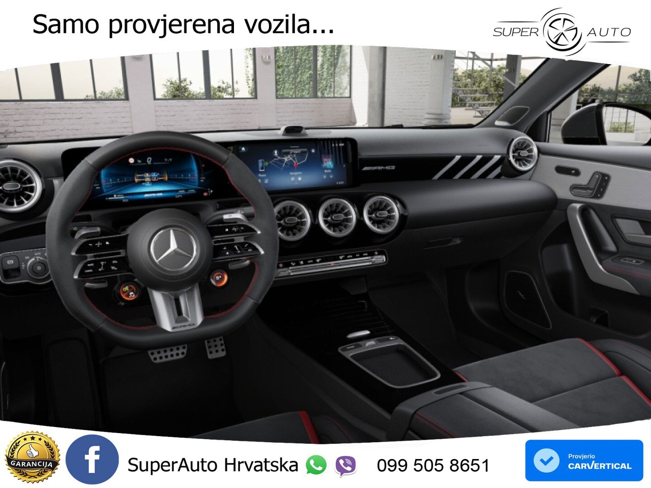Mercedes-Benz AMG A 45 S 4MATIC+ AMG SPEEDSHIFT DCT 8G ACC+GR SJED+360+PANO