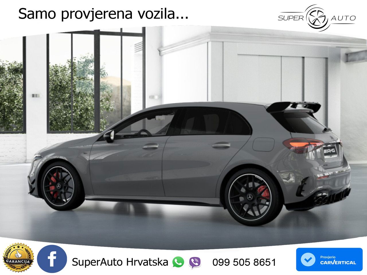 Mercedes-Benz AMG A 45 S 4MATIC+ AMG SPEEDSHIFT DCT 8G ACC+GR SJED+360+PANO
