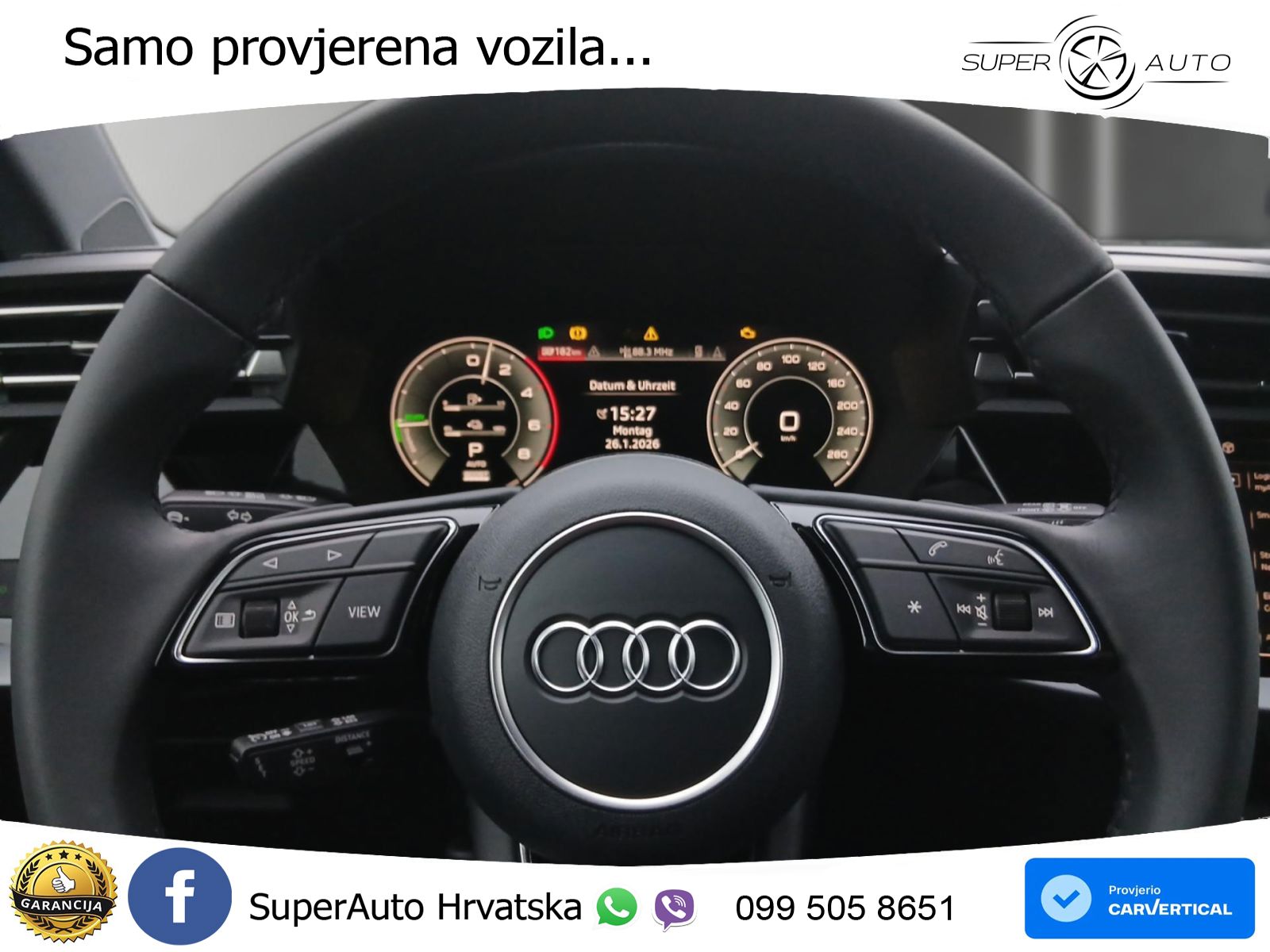 Audi A3 45 TFSIe (272 KS) S tronic S line LED+GR SJED+ACC