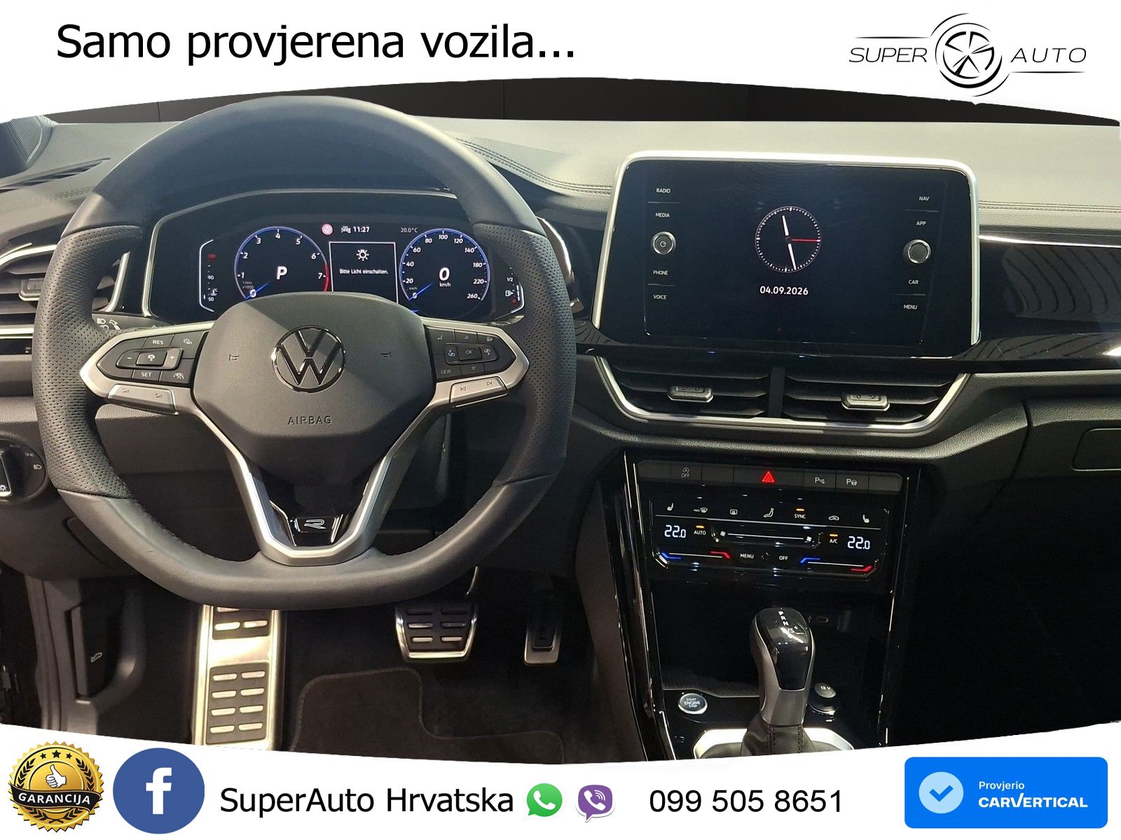 Volkswagen T-Roc 1.5 TSI (150 KS) DSG R-Line LED+GR SJED+ACC