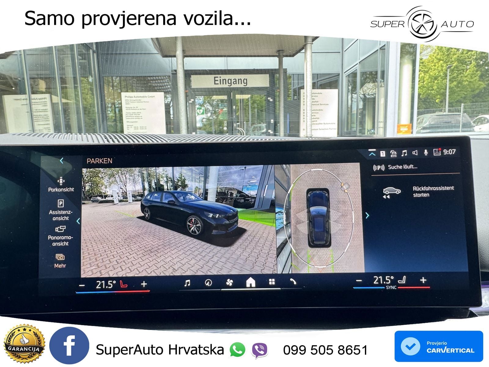 BMW 520d Touring (197 KS) Steptronic M Sport LED+GR SJED+ACC