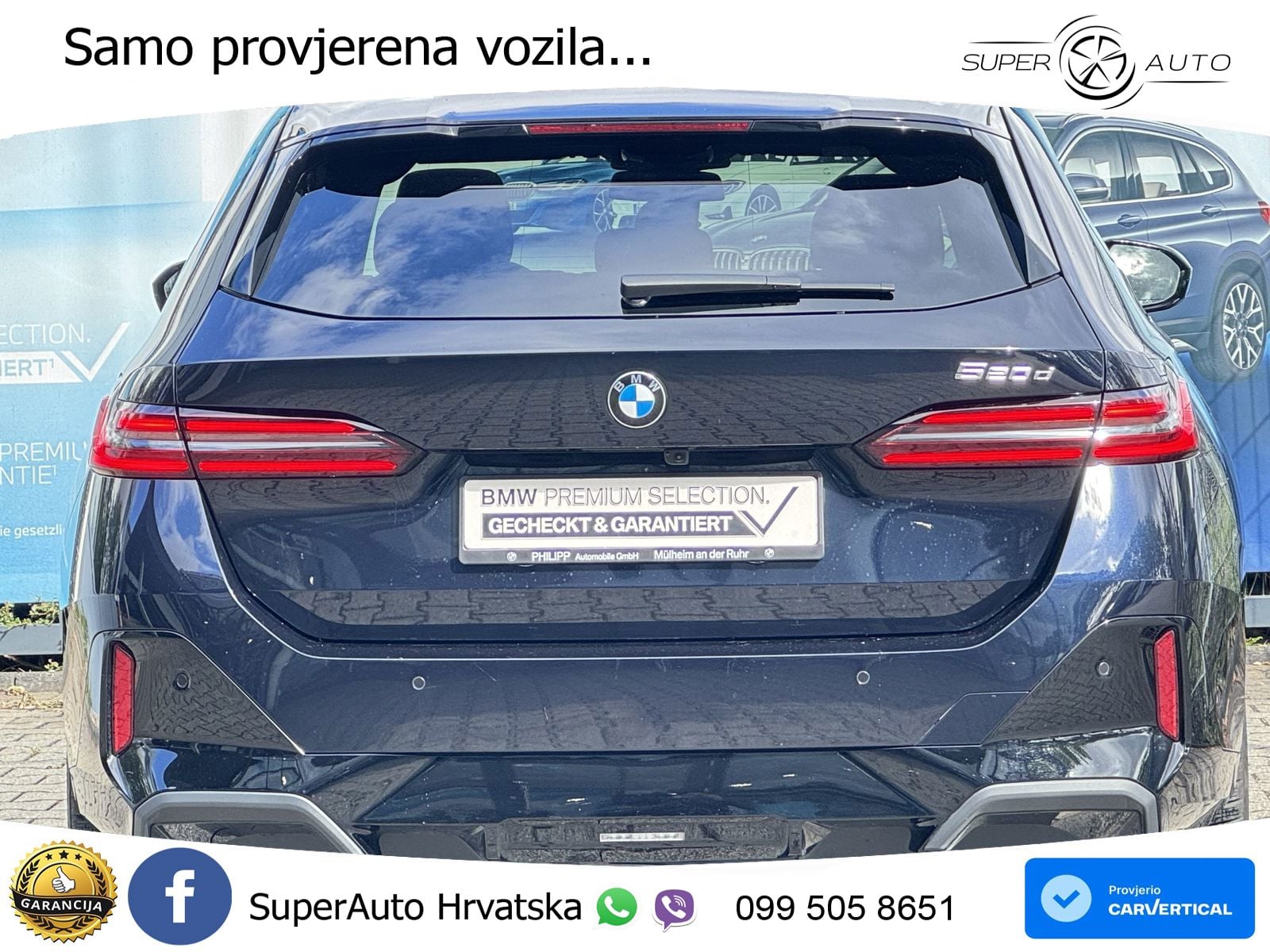 BMW 520d Touring (197 KS) Steptronic M Sport LED+GR SJED+ACC