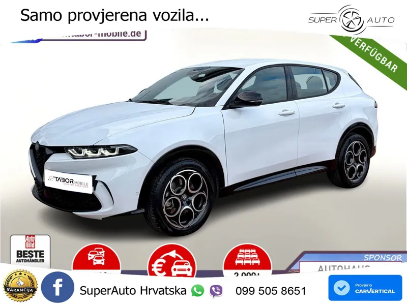 Alfa Romeo Tonale 1.5 VGT (174 KS) Hybrid TCT LED+GR SJED+ACC