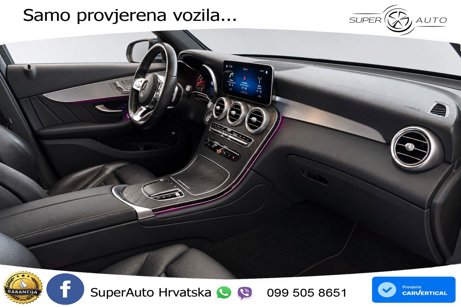 Mercedes GLC 220d (194 KS) 4MATIC G-TRONIC AMG LED+GR SJED+ACC