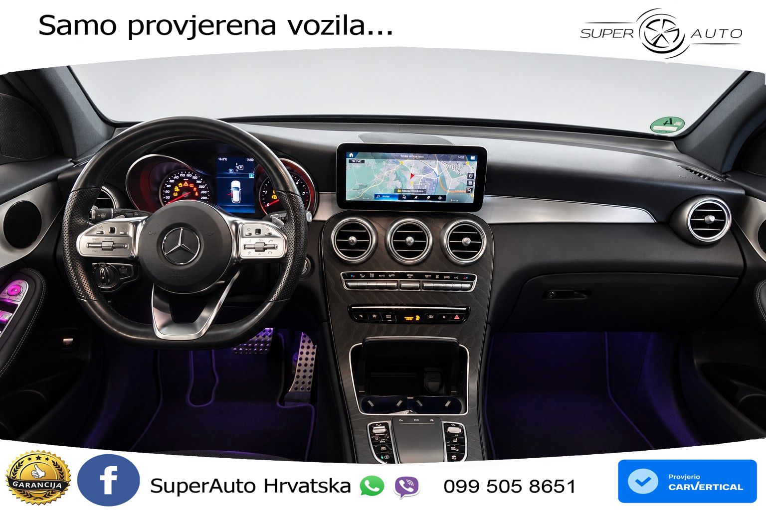 Mercedes GLC 220d (194 KS) 4MATIC G-TRONIC AMG LED+GR SJED+ACC