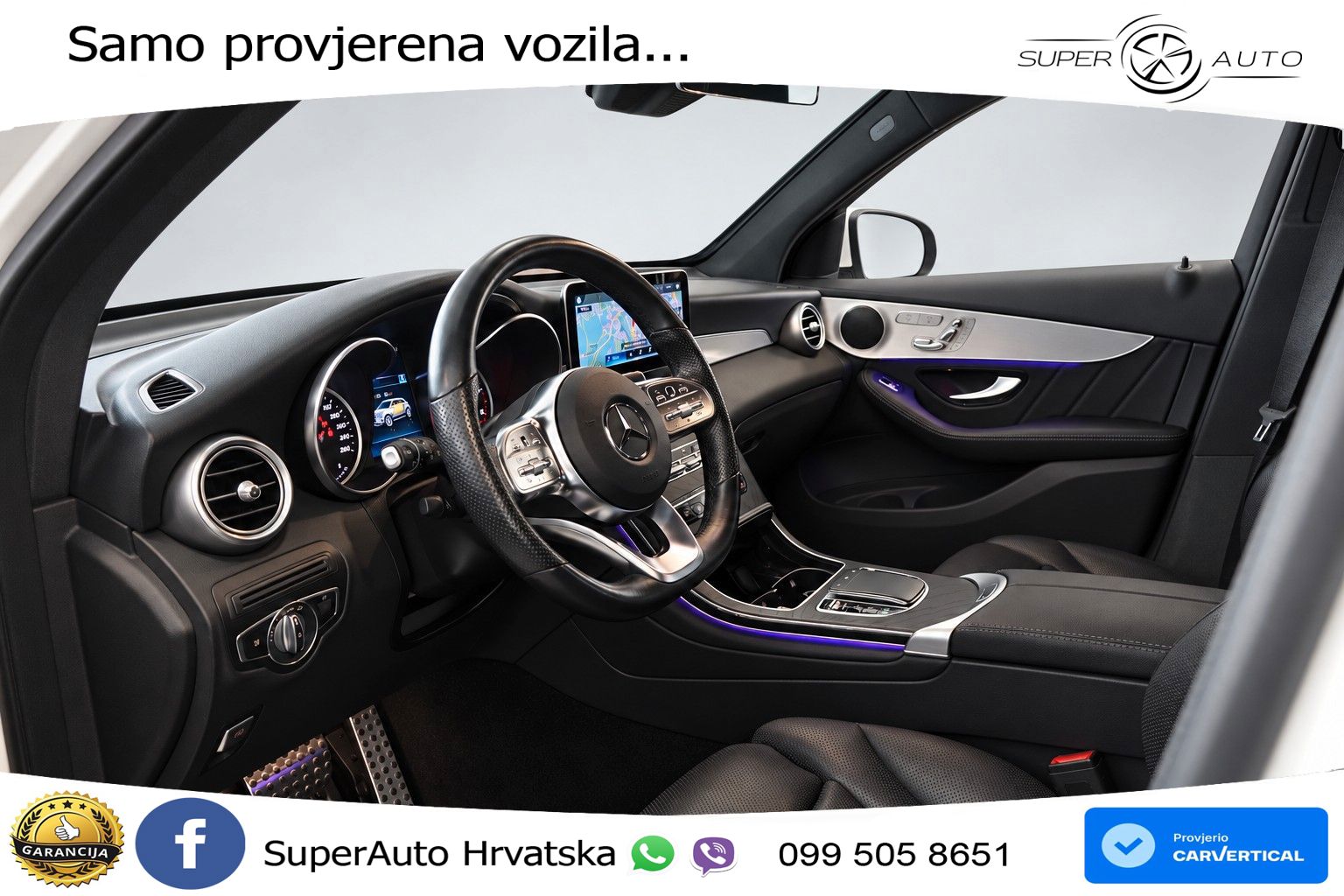 Mercedes GLC 220d (194 KS) 4MATIC G-TRONIC AMG LED+GR SJED+ACC