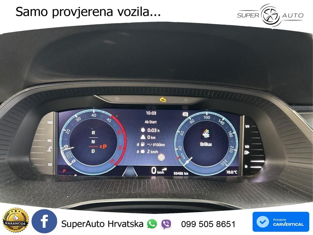 Škoda Octavia Combi 2.0 TDI (150 KS) DSG Selection MATRIX+GR SJED+KAM