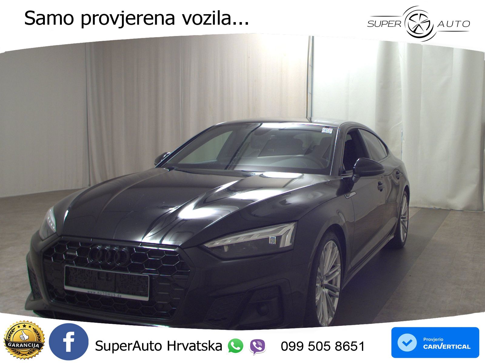 Audi A5 Sportback 50 TDI V6 (286 KS) quattro Tiptronic S line MATRIX+GR SJED+KAM