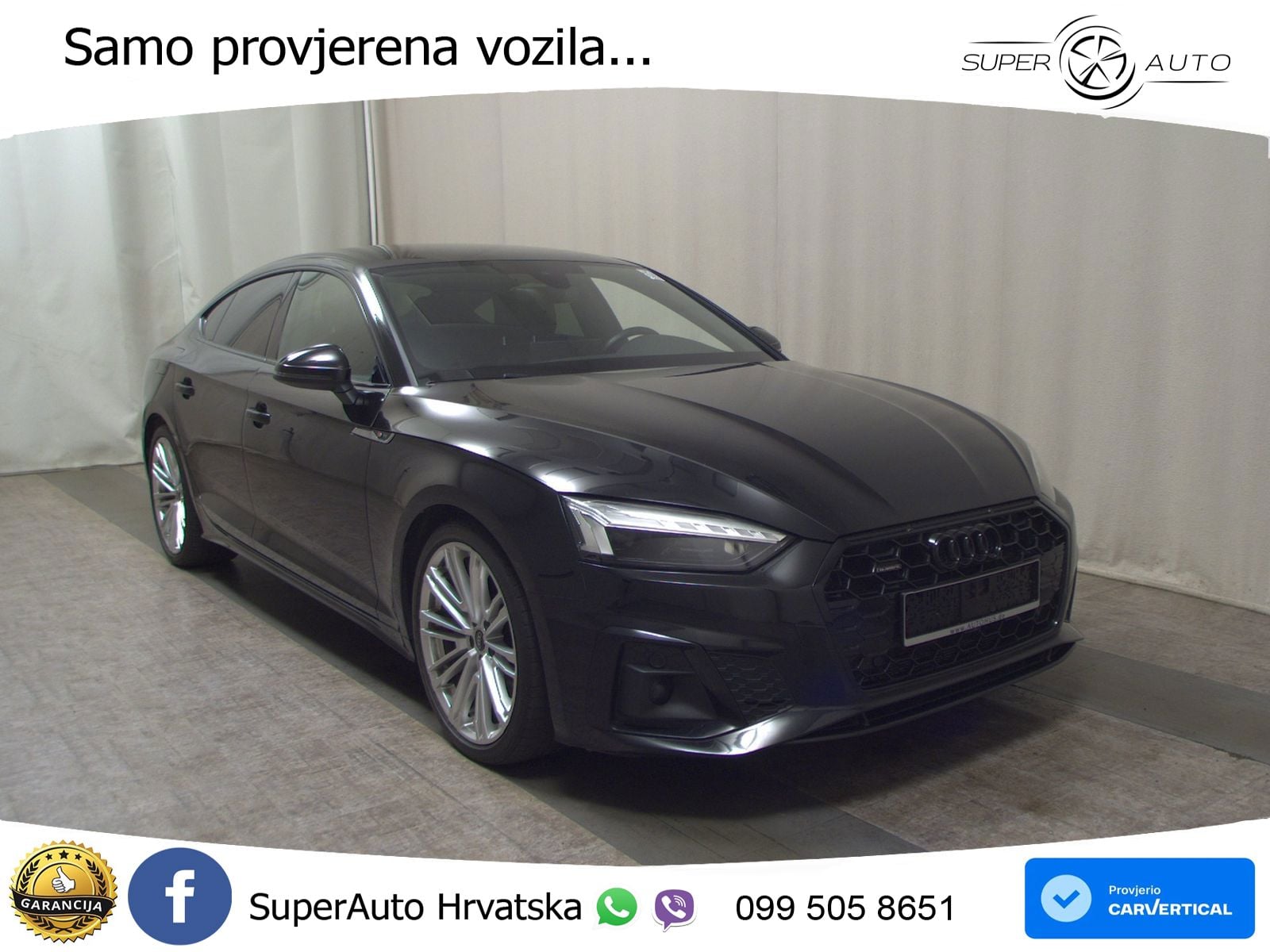 Audi A5 Sportback 50 TDI V6 (286 KS) quattro Tiptronic S line MATRIX+GR SJED+KAM