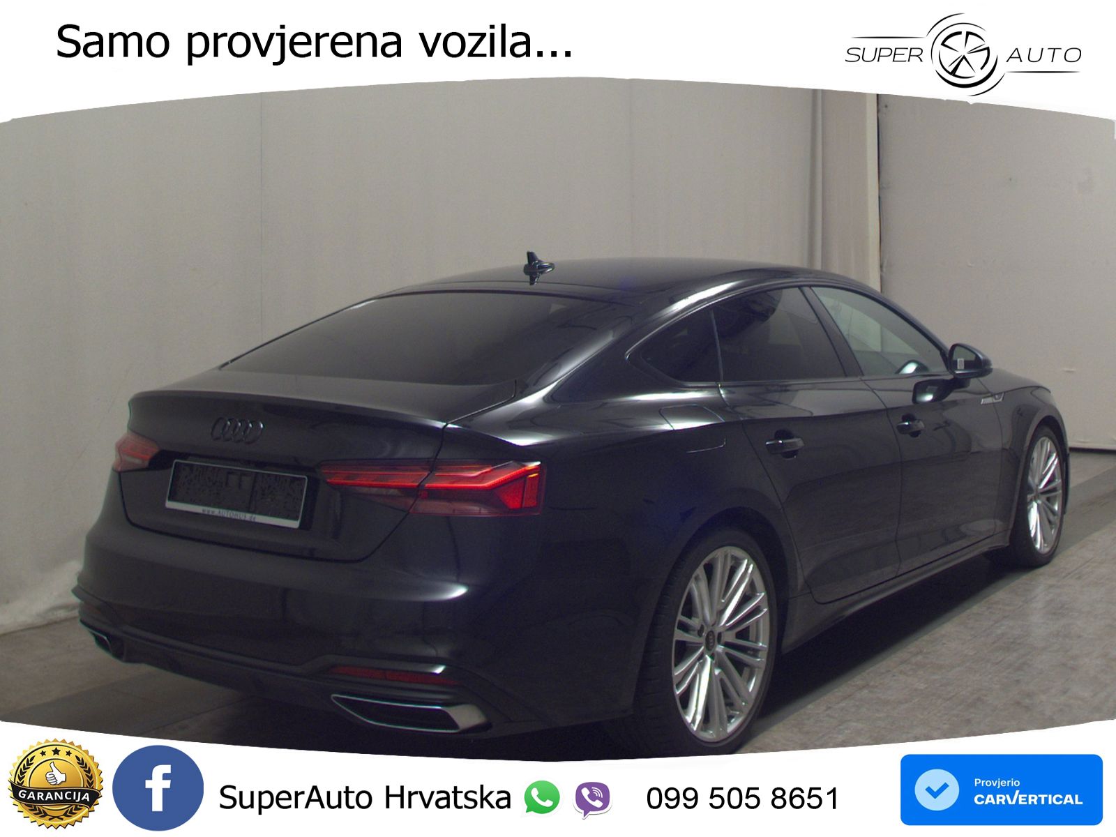 Audi A5 Sportback 50 TDI V6 (286 KS) quattro Tiptronic S line MATRIX+GR SJED+KAM