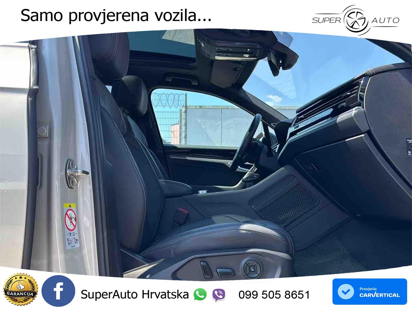 Volkswagen Touareg R 3.0 V6 TFSI (462 KS) 4MOTION Tiptronic ZRAČNI+ACC+GR SJED+KAM+PANO