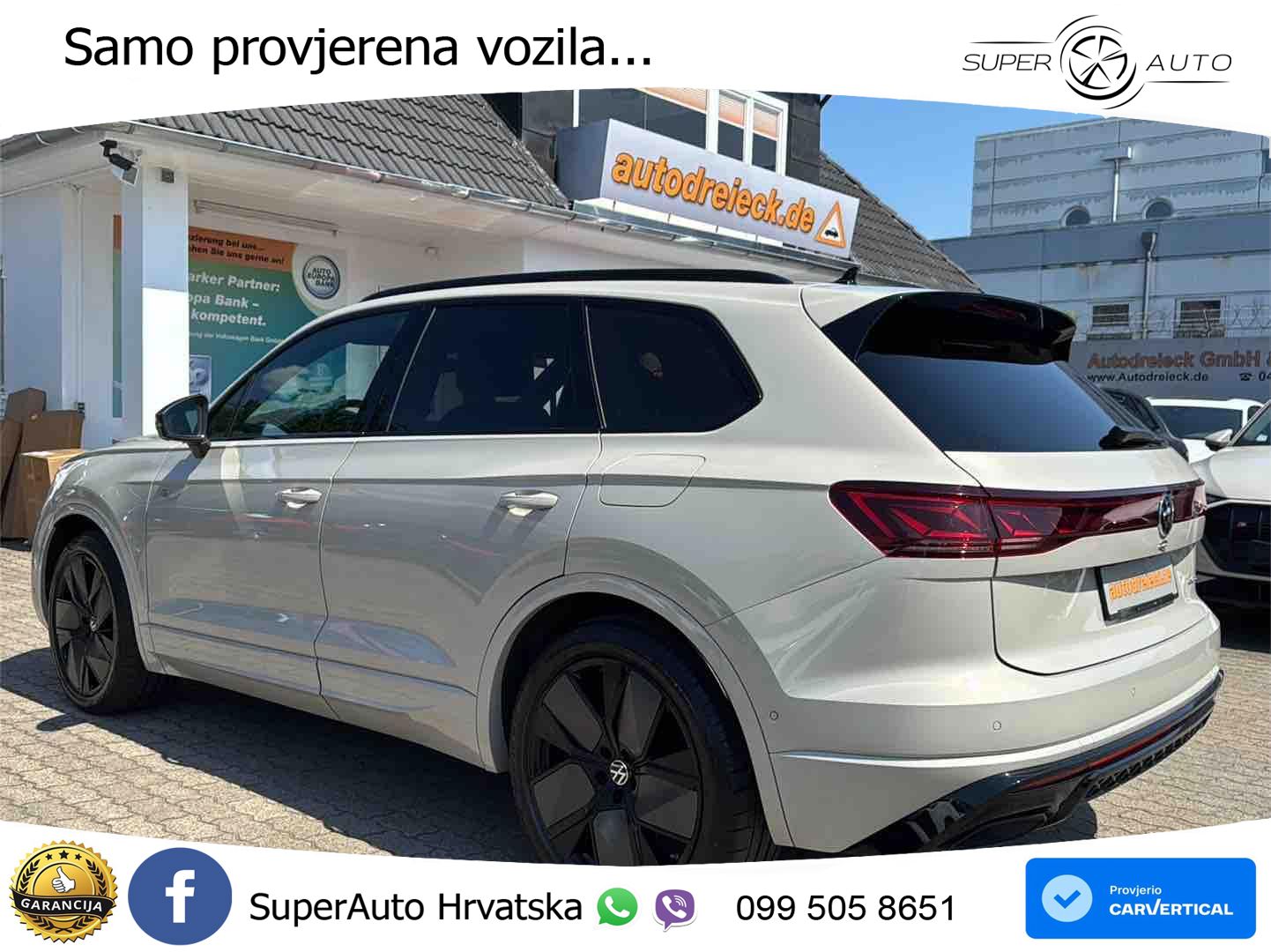 Volkswagen Touareg R 3.0 V6 TFSI (462 KS) 4MOTION Tiptronic ZRAČNI+ACC+GR SJED+KAM+PANO