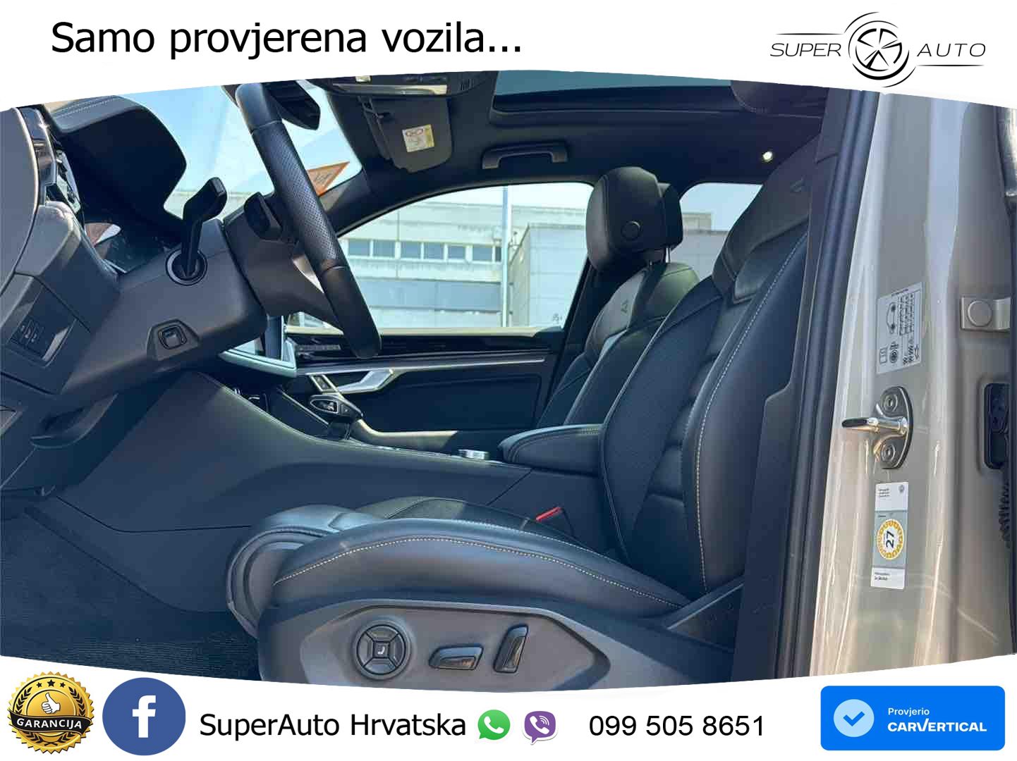 Volkswagen Touareg R 3.0 V6 TFSI (462 KS) 4MOTION Tiptronic ZRAČNI+ACC+GR SJED+KAM+PANO
