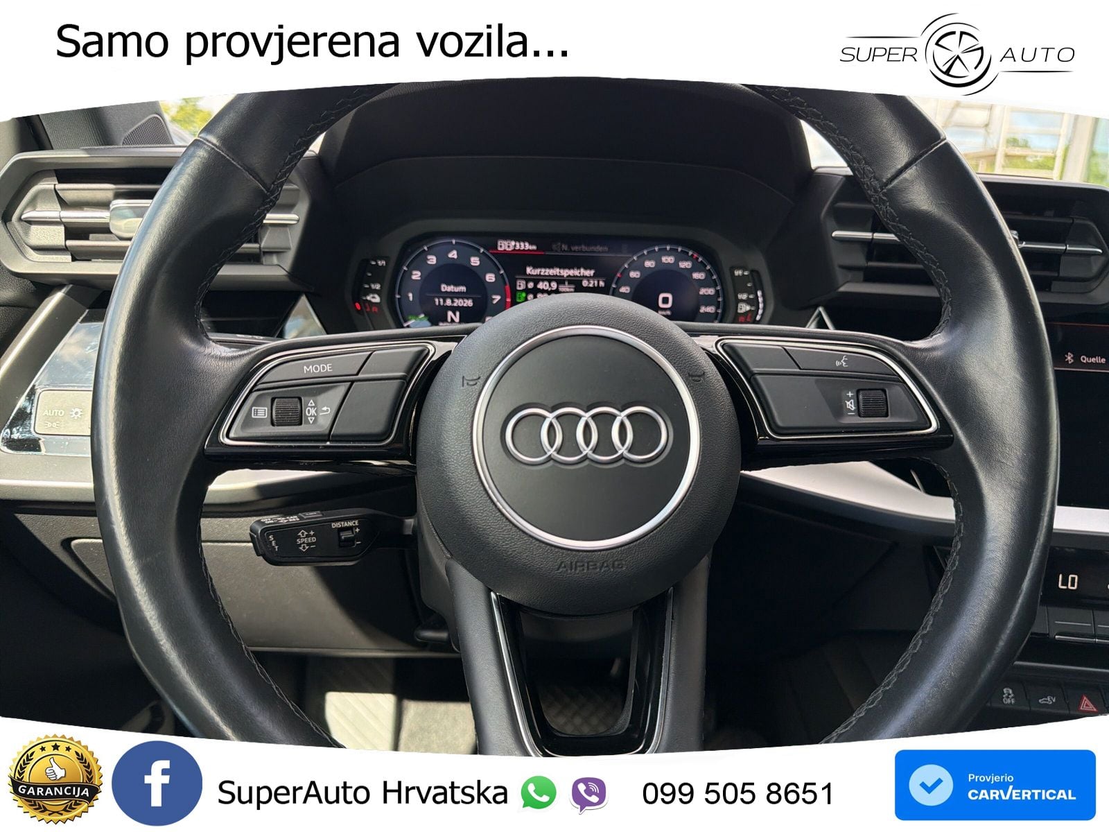 Audi A3 40 TFSIe (204 KS) S tronic LED+GR SJED+ACC
