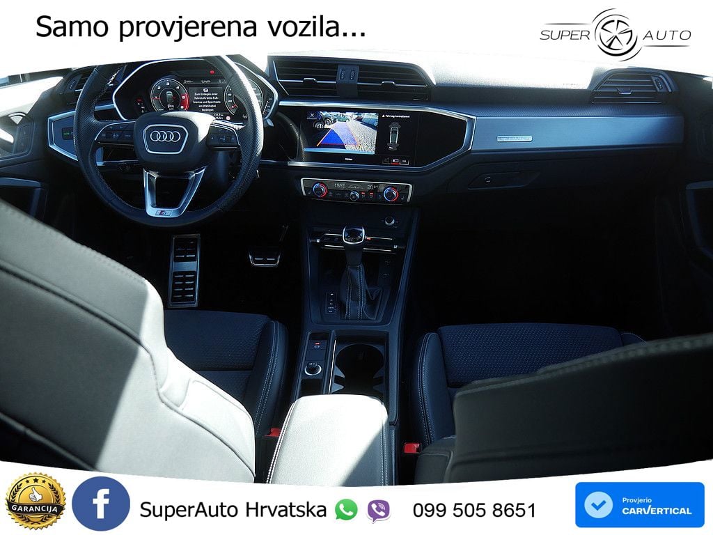 Audi Q3 Sportback 40 TDI (200 KS) quattro S tronic S line LED+GR SJED+ACC