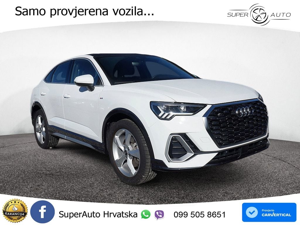 Audi Q3 Sportback 40 TDI (200 KS) quattro S tronic S line LED+GR SJED+ACC